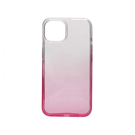 Színátmenetes csillogós TPU telefontok iPhone 15 6.1 col pink