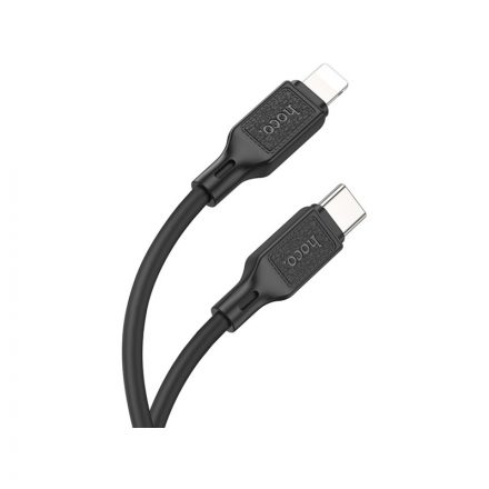 Hoco X90 Töltőkábel 20W 1 méter USB Type-C / Lightning Kábel  fekete