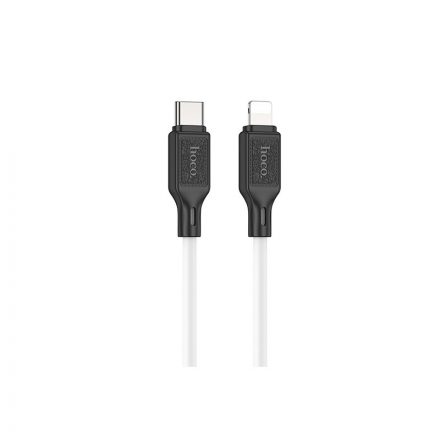 Hoco X90 Cool USB Type-C / Lightning Kábel 20W 1 Méter fehér