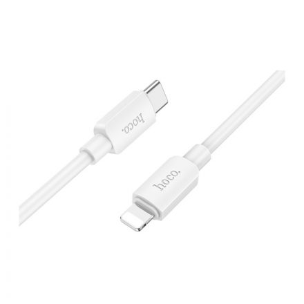 Hoco X96 Töltőkábel PD 20W 1 méter USB Type-C / Lightning Kábel fehér