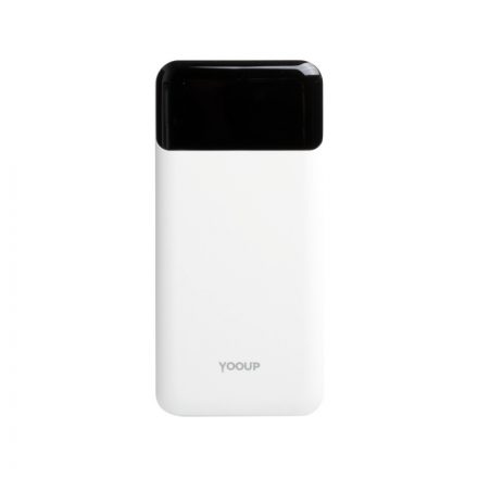 YooUp P02 PD20W + QC3.0 Power Bank 10000mAh fehér