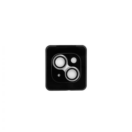 Iphone 15 / 15 Plus CLP Kameravédő fémgyűrűs üvegfólia applikátorral clear
