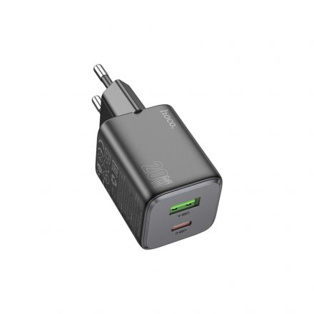 Hoco N41 Almighty Hálózati Töltő PD20w+qc3.0 (USB - Type-C) Fekete