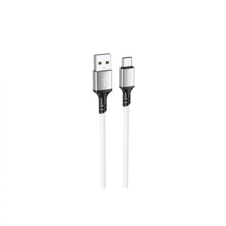 Borofone BX83 Famous USB Type-C Kábel 3A 1 méter Fehér