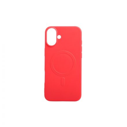 Yooup Magnetic Pastell Iphone 16 6.1 TPU Tok Magsafe Kompatibilis Piros