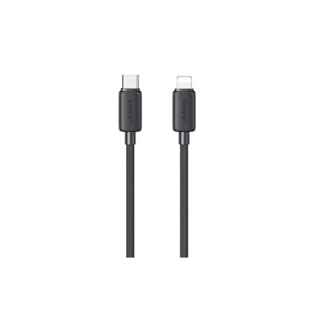 Usams Ky Sj692 USB Type-C / Lightning Kábel 1 Méter 30W fekete