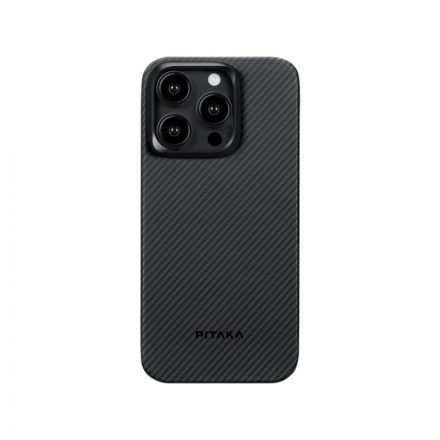 Pitaka MagEZ Case iPhone 15 Pro 6.1 Magsafe tok fekete-szürke