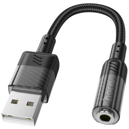 Hoco LS37 Fresh USB / Jack Audio Átalakító Fekete