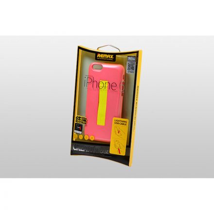 Remax Creative Case + Cable iPhone 6 Plexi Tok Pink