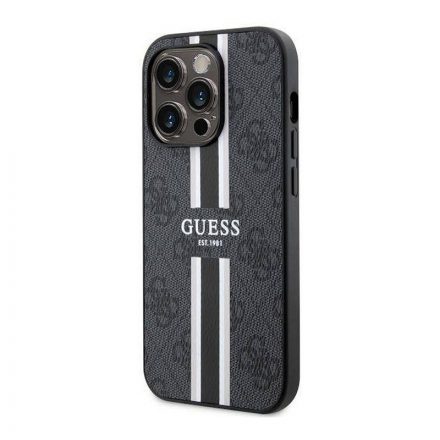 Guess telefontok iPhone 14 Magsafe GCUBE  for iPhone 14 Pro csíkos/fekete